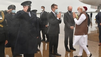 This is Prime Minister Narendra Modi's first official visit abroad since the Covid-19 pandemic began. (Twitter/@narendramodi)