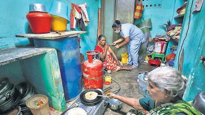 A medic administers a dose of Covid-19 vaccine to a beneficiary during a door to door vaccination drive in Chennai. (PTI) A medic administers a dose of Covid-19 vaccine to a beneficiary during a door to door vaccination drive in Chennai. (PTI)