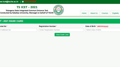 TS ICET 2021 results: The test was conducted by Kakatiya University, Warangal on behalf of Telangana State Council of Higher Education, Hyderabad. (icet.tsche.ac.in)