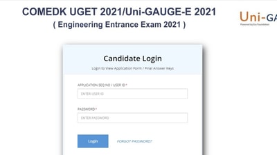COMEDK UGET final answer keys 2021:: Candidates who appeared for the UGET–2021 can check their final answer key on the official website of COMEDK at comedk.org. (comedk.org)