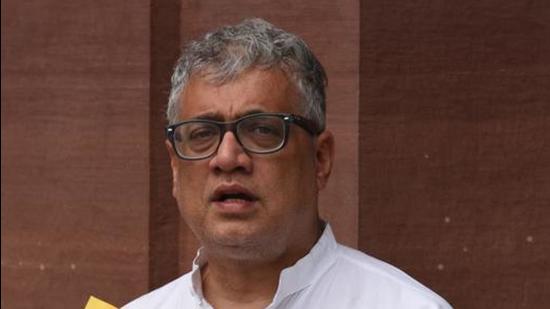TMC MP Derek O’Brien didn’t offer any comments upon arrival in Goa, but was scheduled to meet several unnamed politically connected persons, including an independent MLA during his visit to the state. (HT PHOTO.)