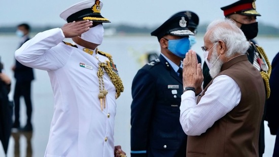 On the first day of his much-touted three-day US visit, the Prime Minister's packed schedule will have him interact with US Vice President Kamala Harris and global CEOs.(Twitter/@narendramodi)