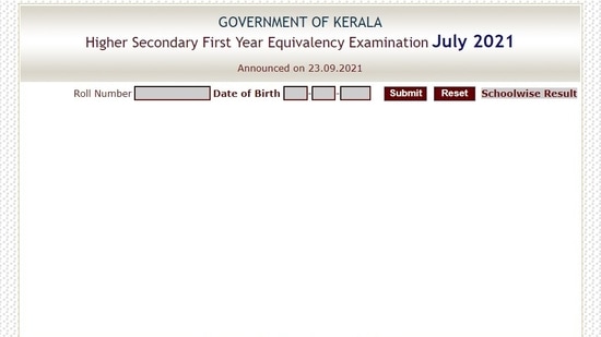 DHSE Kerala first year equivalency result declared at keralaresults.nic.in DHSE Kerala first year equivalency result declared at keralaresults.nic.in