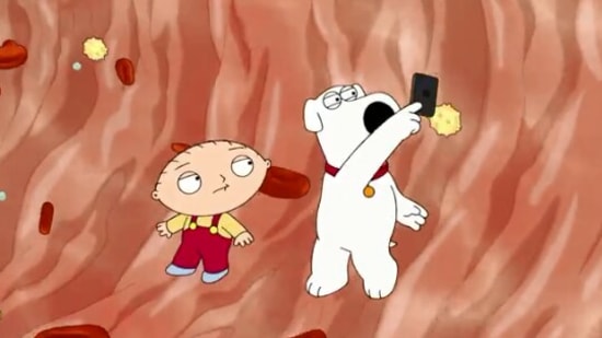 The vaccination PSA showcases characters from Family Guy.(Instagram/@FamilyGuyonFOX)