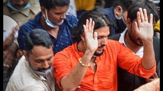 Narendra Giri had accused Anand Giri and two others of harassment in his purported suicide note. (HT file photo)