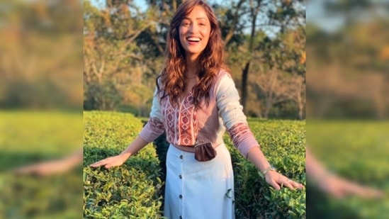 Yami Gautam had earlier took to her Instagram handle to share a picture of herself posing in a tea garden in Himachal Pradesh.(Instagram/@yamigautam)