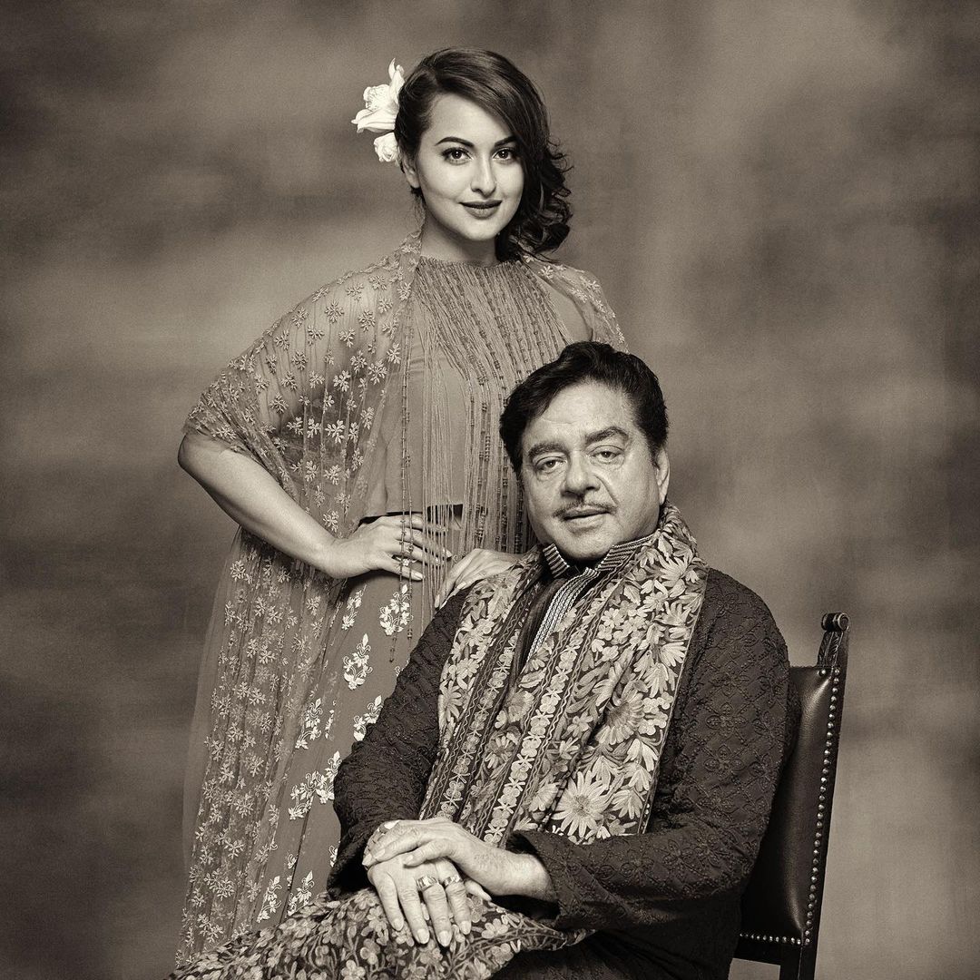 Shatrughan Sinha and Sonakshi Sinha. Shatrughan Sinha and Sonakshi Sinha.