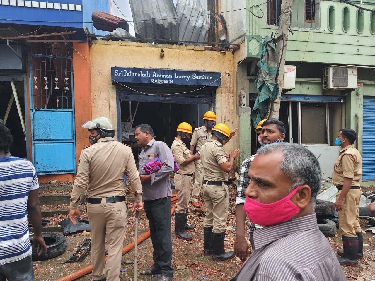 Officials are probing the cause of the explosion. (Sourced) Officials are probing the cause of the explosion. (Sourced)