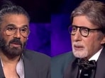 Suniel Shetty revealed Amitabh Bachchan gave him a number to call when they first met. Suniel Shetty revealed Amitabh Bachchan gave him a number to call when they first met.