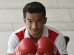File image of Indian pugilist Shiva Thapa.