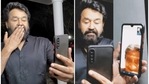 Mohanlal made a video call to his diehard fan Rukmini. Mohanlal made a video call to his diehard fan Rukmini.