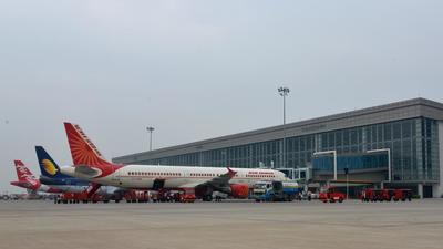The suspect was to board a flight to Mumbai from Chandigarh International Airport and during checking, the airport security found a revolver on him and informed the police. (HT FILE PHOTO)