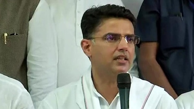 Pilot was the deputy chief minister and Rajasthan state unit president till July 2020 but resigned from both posts after he expressed his discontent with Rajasthan chief minister Ashok Gehlot. (HT File) Pilot was the deputy chief minister and Rajasthan state unit president till July 2020 but resigned from both posts after he expressed his discontent with Rajasthan chief minister Ashok Gehlot. (HT File)