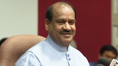 The Congress party, which is the main opposition in Karnataka, will boycott Om Birla's address. (Raj K Raj/HT file photo)