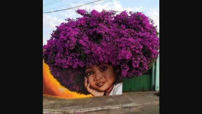 The image shows one of the creations by the Brazilian artist that Arjun Rampal shared. (Instagram/@Fabiogomestrindade)