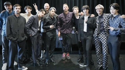BTS and Coldplay release their new song My Universe. BTS and Coldplay release their new song My Universe. 