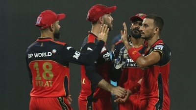 However, they were dismissed by Harshal Patel as RCB eyed a late comeback. (BCCI/IPL) However, they were dismissed by Harshal Patel as RCB eyed a late comeback. (BCCI/IPL)