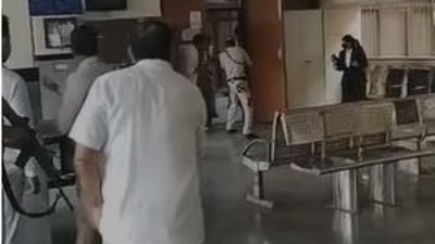 Rohini court firing: Dramatic scenes unfolded inside Delhi's Rohini Court on Friday when two gunmen dressed as lawyers fired at gangster Jitender Gogi.