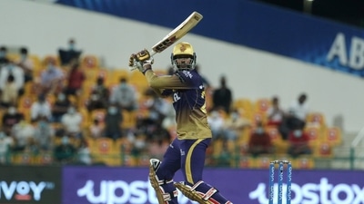 Venkatesh Iyer got to his maiden IPL fifty off just 25 balls against Mumbai Indians in Abu Dhabi Venkatesh Iyer got to his maiden IPL fifty off just 25 balls against Mumbai Indians in Abu Dhabi