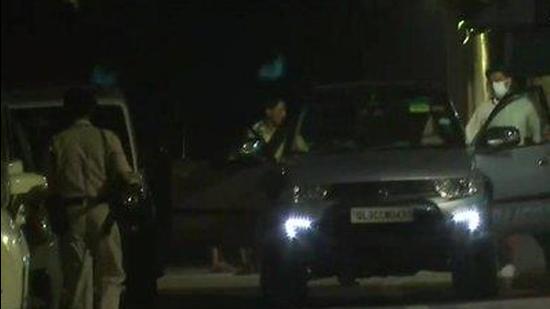 Rajasthan Congress leader Sachin Pilot leaves from party leader Rahul Gandhi’s residence on Friday. (ANI PHOTO.) Rajasthan Congress leader Sachin Pilot leaves from party leader Rahul Gandhi’s residence on Friday. (ANI PHOTO.)