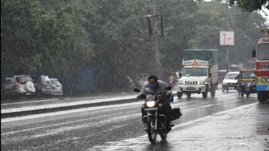 Normally 5 to 6 depressions form during the monsoon season bringing extensive rainfall to central and west India. (HT Photo)