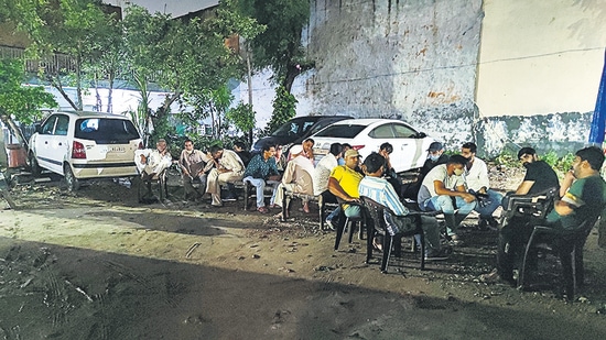 Outside Gogi’s home in outer Delhi’s Alipur village. (HT Photo)
