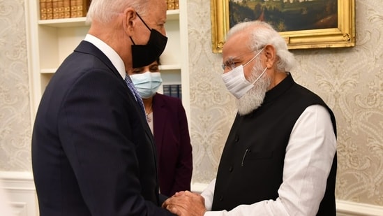 US President Joe Biden welcomes PM Modi to White House on Friday.&nbsp;