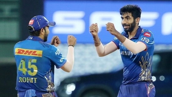 Jasprit Bumrah (R) of Mumbai Indians Jasprit Bumrah (R) of Mumbai Indians