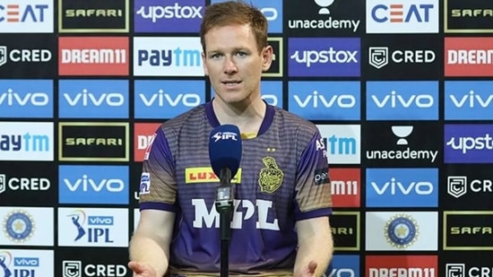 KKR captain Eoin Morgan(IPL)