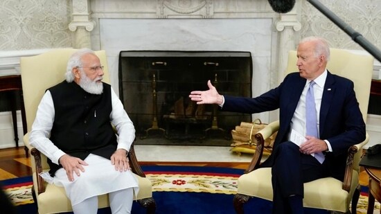 Prime Minister Narendra Modi and President Joe Biden at White House