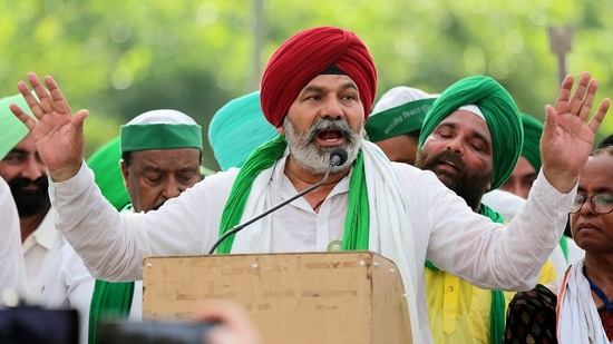Rakesh Tikait talked about the farmers' protest in his tweet. (ANI File Photo) Rakesh Tikait talked about the farmers' protest in his tweet. (ANI File Photo)