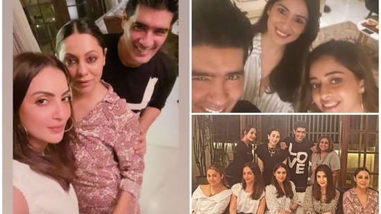 Manish Malhotra shared pictures from his house party on Thursday night.