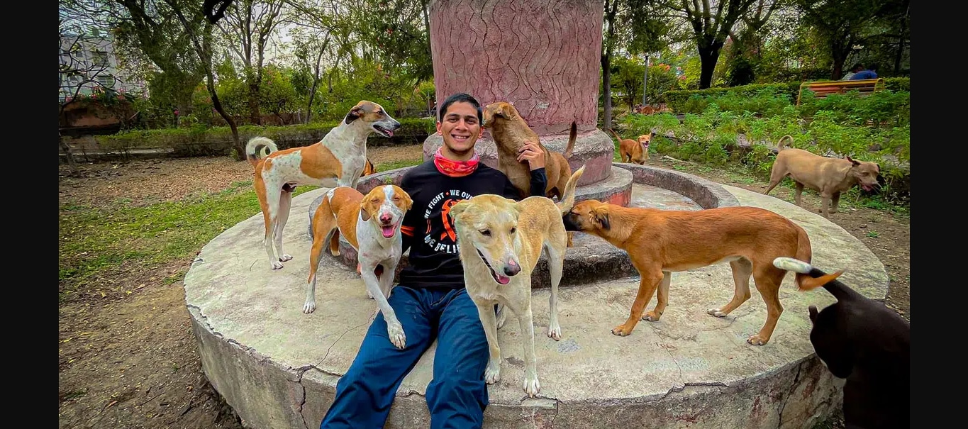 Ashish with his lifelines. (Life Beyond Numbers.)