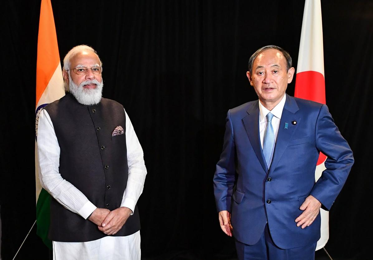 'Japan one of India's most valued partners': Prime Minister Narendra Modi meets Japanese Prime Minister Yoshihide Suga.