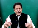 Pakistan Prime Minister Imran Khan virtually addressing the 76th session of UNGA on Friday. (ANI) Pakistan Prime Minister Imran Khan virtually addressing the 76th session of UNGA on Friday. (ANI)