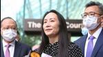 Huawei Technologies chief financial officer Meng Wanzhou speaks to media outside the British Columbia Supreme Court following a hearing on her release in Vancouver, Canada, on Friday. (REUTERS) Huawei Technologies chief financial officer Meng Wanzhou speaks to media outside the British Columbia Supreme Court following a hearing on her release in Vancouver, Canada, on Friday. (REUTERS)