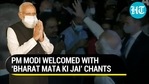 'Bharat Mata ki Jai' chants echo as PM Modi reaches New York ahead of UNGA address 'Bharat Mata ki Jai' chants echo as PM Modi reaches New York ahead of UNGA address