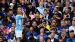 Manchester City's Gabriel Jesus celebrates after scoring his side's opening goal during the English Premier League soccer match between Chelsea and Manchester City at Stamford Bridge Stadium in London, Saturday, Sept. 25, 2021. (AP) Manchester City's Gabriel Jesus celebrates after scoring his side's opening goal during the English Premier League soccer match between Chelsea and Manchester City at Stamford Bridge Stadium in London, Saturday, Sept. 25, 2021. (AP)
