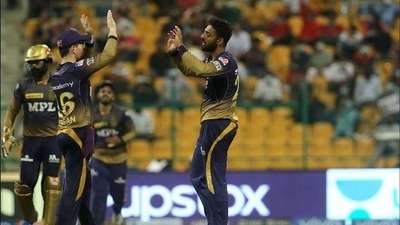 KKR's Varun Chakravarthy. (IPL)