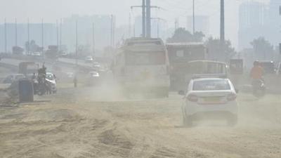 In terms of pollution, Ghaziabad is listed among the 16 non-attainment cities in Uttar Pradesh with high pollution levels. (HT archive) In terms of pollution, Ghaziabad is listed among the 16 non-attainment cities in Uttar Pradesh with high pollution levels. (HT archive)