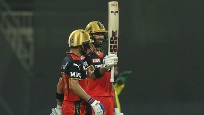 Devdutt Padikkal celebrating his sixth IPL fifty (iplt20.com)