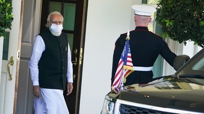 PM Modi met US President Joe Biden at the White House in Washington, DC. (AFP Photo) PM Modi met US President Joe Biden at the White House in Washington, DC. (AFP Photo)