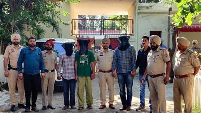 The robbery at a Ludhiana gold trading firm was masterminded by an employee, Gagandeep, a bouncer, police have said. (Gurpreet Singh/HT) The robbery at a Ludhiana gold trading firm was masterminded by an employee, Gagandeep, a bouncer, police have said. (Gurpreet Singh/HT)