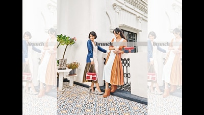 Akshita M Bhanj Deo (right) is a social entrepreneur working in an AI non-profit, astute storyteller, crafts revivalist, neo-influencer and would-be author all rolled into one, while Mrinalika M Bhanj Deo is a yoga teacher, hospitality maven, fashionista and co-founder of a crafts label with her younger sister; Hair and make-up: Zainab Ashraf and Dania Anis; Dresses: Bodice by Ruchika Sachdev; Jewellery: Dhora jewellery; Bags: Gucci; Location: Belgadia Palace (Prabhat Shetty) Akshita M Bhanj Deo (right) is a social entrepreneur working in an AI non-profit, astute storyteller, crafts revivalist, neo-influencer and would-be author all rolled into one, while Mrinalika M Bhanj Deo is a yoga teacher, hospitality maven, fashionista and co-founder of a crafts label with her younger sister; Hair and make-up: Zainab Ashraf and Dania Anis; Dresses: Bodice by Ruchika Sachdev; Jewellery: Dhora jewellery; Bags: Gucci; Location: Belgadia Palace (Prabhat Shetty)