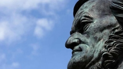 This statue of Richard Wagner in Bayreuth was made by sculptor Arno Breker, who also worked for the Nazis (Getty Images) This statue of Richard Wagner in Bayreuth was made by sculptor Arno Breker, who also worked for the Nazis (Getty Images)