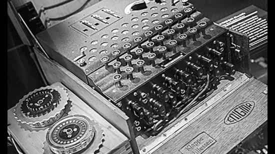 Part of Alan Turing’s Enigma Machine, which was used to decode enemy messages during WWII at Bletchley Park in Britain. (Shutterstock)