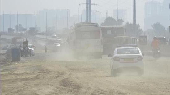 In terms of pollution, Ghaziabad is listed among the 16 non-attainment cities in Uttar Pradesh with high pollution levels. (HT archive)