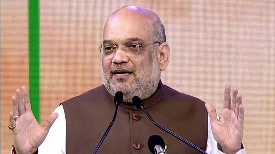 Union home minister Amit Shah will chair a meeting on left wing extremism in New Delhi on Sunday. (ANI)