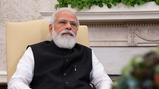 Prime Minister Narendra Modi during his meet on Friday with US president Joe Biden in the Oval Office of the White House in Washington, DC, on Friday, September 24, 2021. (Sarahbeth Many/The New York Times/Bloomberg) Prime Minister Narendra Modi during his meet on Friday with US president Joe Biden in the Oval Office of the White House in Washington, DC, on Friday, September 24, 2021. (Sarahbeth Many/The New York Times/Bloomberg)