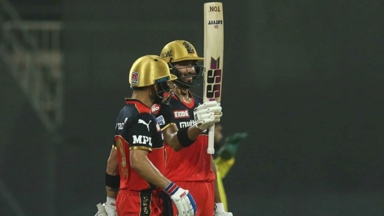 Devdutt Padikkal celebrating his sixth IPL fifty(iplt20.com)